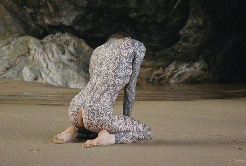 Sunday Nudist body art