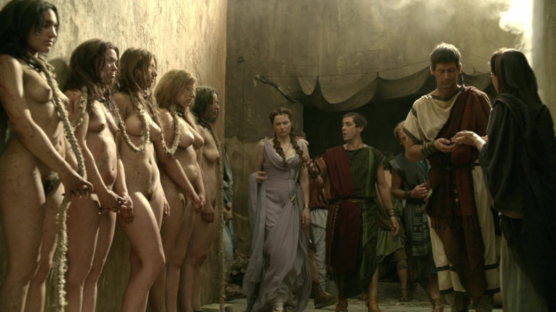 Spartacus - nude female slaves 