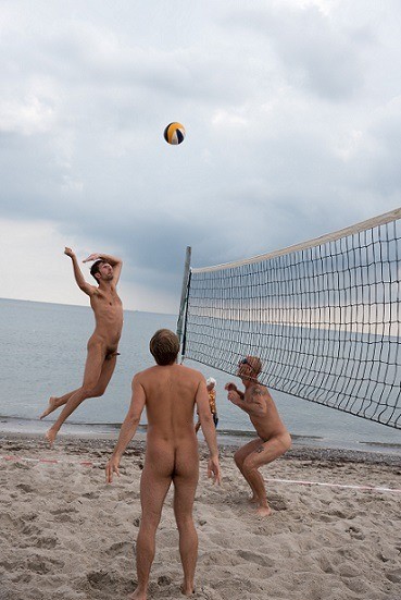 Sunday Nudist Volleyball