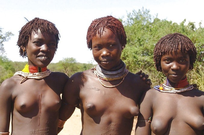 Nude tribe woman