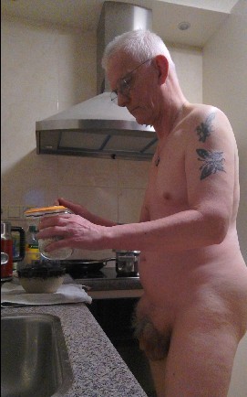 Me making breakfast