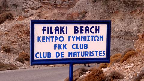 Filaki nude beach