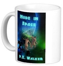 Nude in space mug