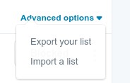 Export a list in Twitter