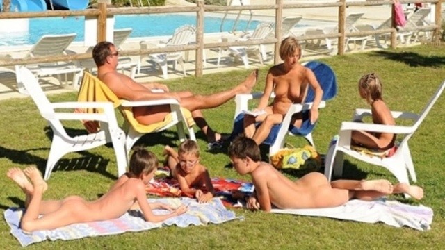 sunday nudist happy together