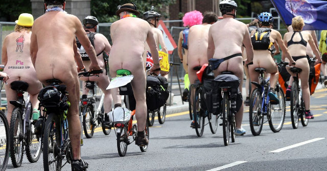 Naked bike ride