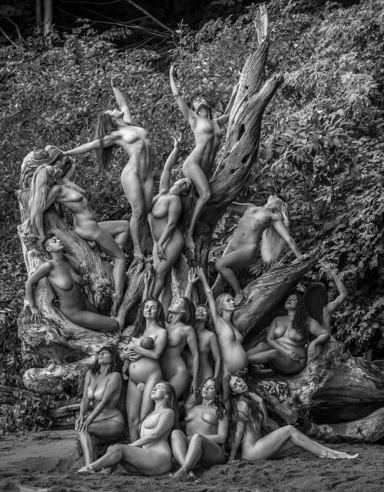 Nudist People Tree